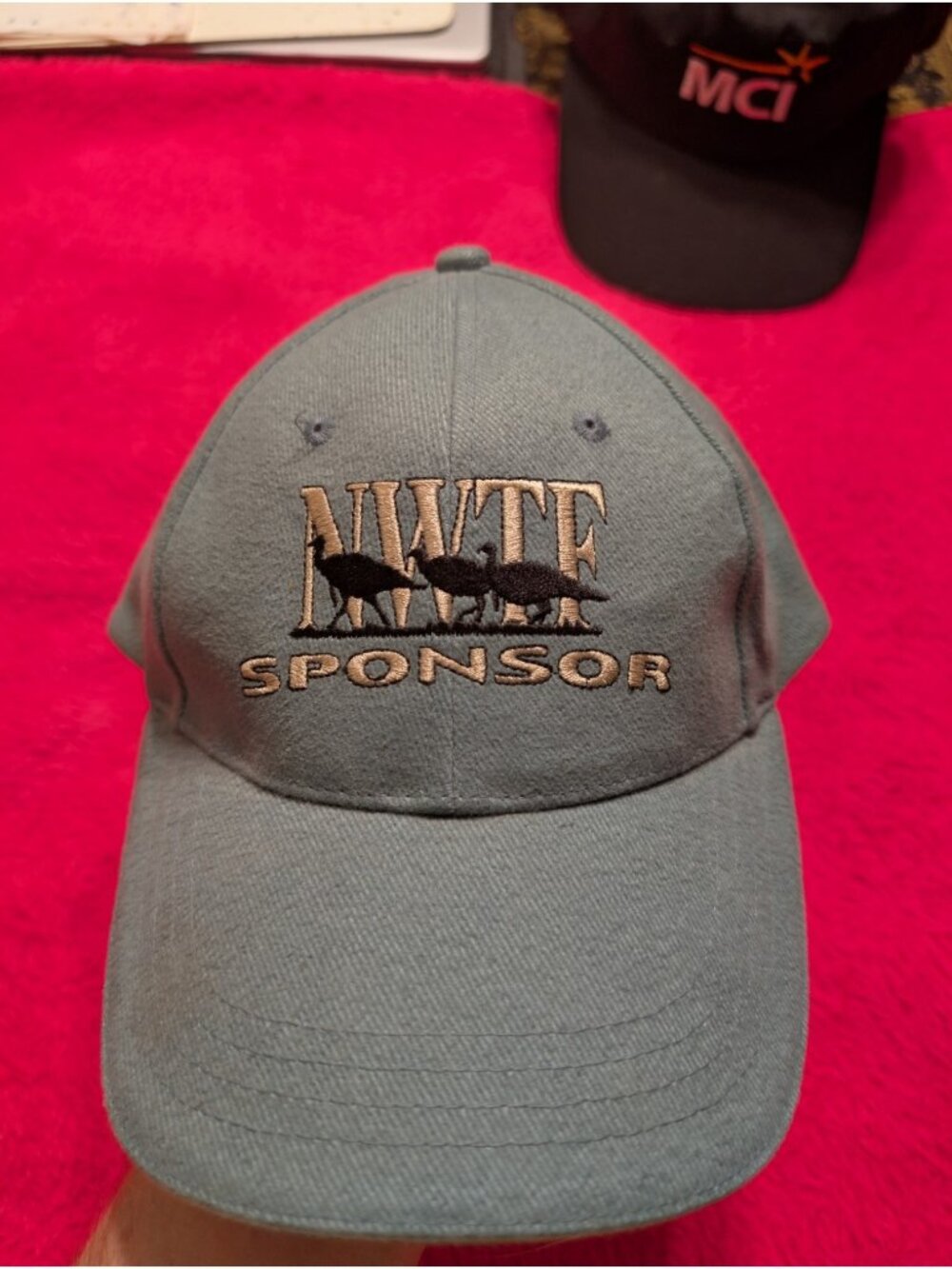 NWTF Hat National Wild Turkey Federation Sponsor Blue Dad Cap Hunting Empire Vtg